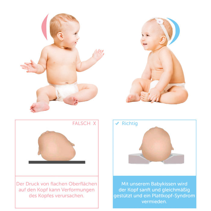 Ergonomisches BABY-NACKENKISSEN, verschiedene Designs – Owedo